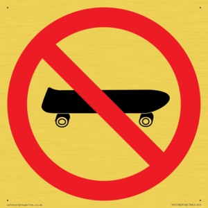 P924 Prohibition: No skateboarding